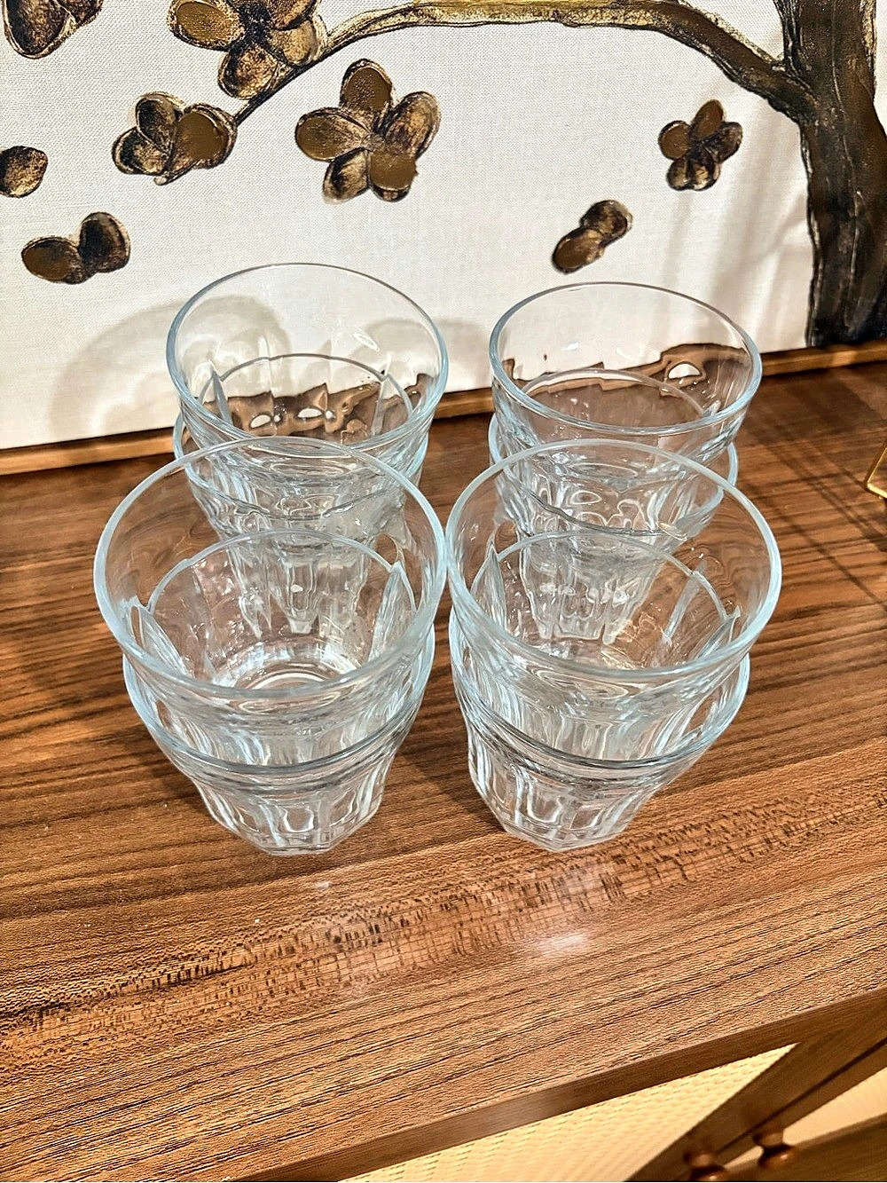 Paşabahçe Palaks Glass Clear Tumbler Set of 8